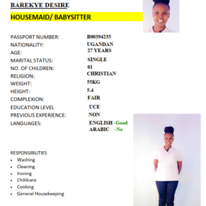 BAREKYE DESIRE