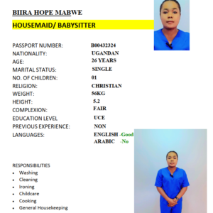 BIIRA MABWE