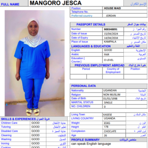 MANGORO JESCA