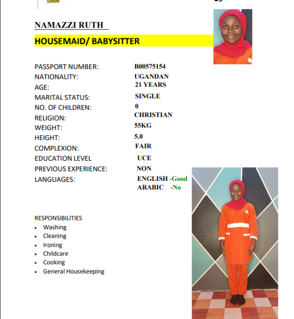 NAMAZZI RUTH