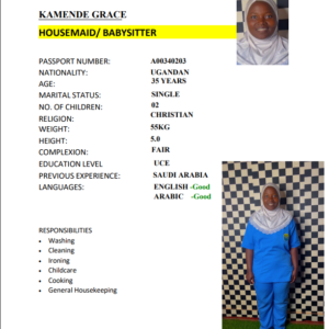 KAMENDE GRACE