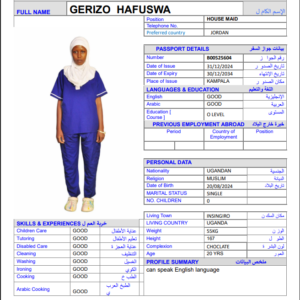 GERIZO HAFUSWA