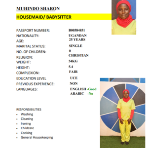 MUHINDO SHARON