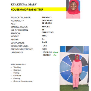 KYAKIMWA MARY