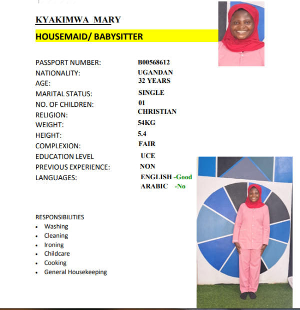 KYAKIMWA MARY
