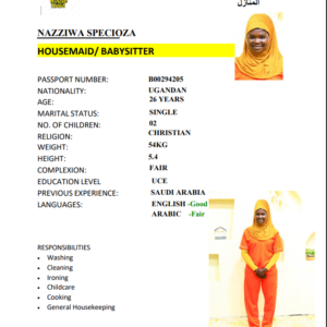 NAZZIWA SPECIOZA