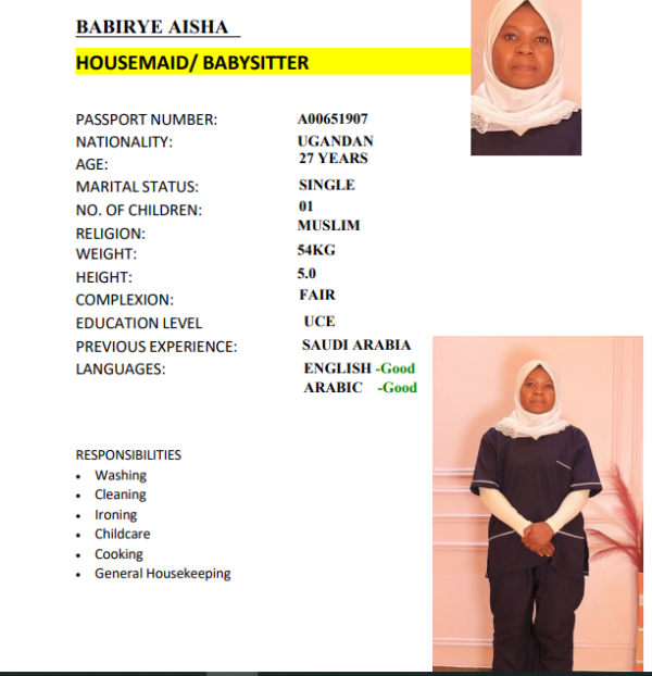 BABIRYE AISHA