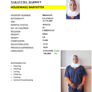 NAKAVUMA HARRIET
