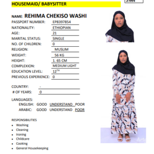 REHIMA CHEKISO WASHI
