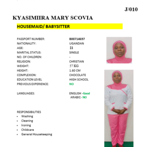 KYASIMIIRA MARY SCOVIA