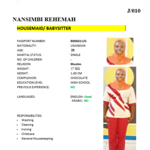 NANSIMBI REHEMAH