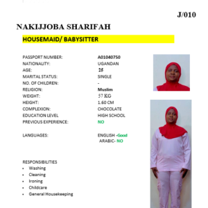 NAKIJJOBA SHARIFAH