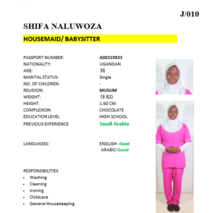 SHIFA NALUWOZA