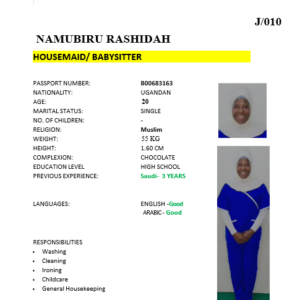 NAMUBIRU RASHIDAH