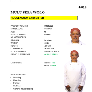 MULU SEFA WOLO