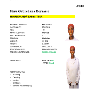 Finu Gebrehana Beysasse