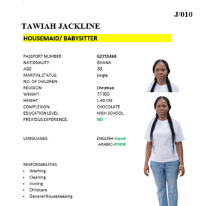 TAWIAH JACKLINE