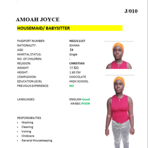 AMOAH JOYCE