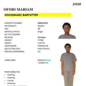 OFORI MARIAM