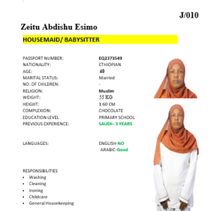 Zeitu Abdishu Esimo