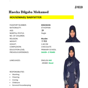 Haesha Dilgaba Mohamed