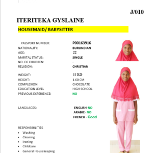ITERITEKA GYSLAINE
