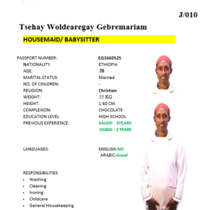 Tsehay Woldearegay Gebremariam