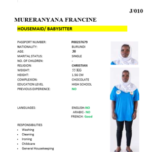MURERANYANA FRANCINE
