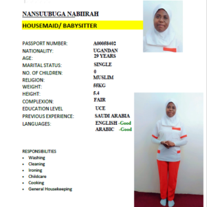NANSUUBUGA NABIIRAH