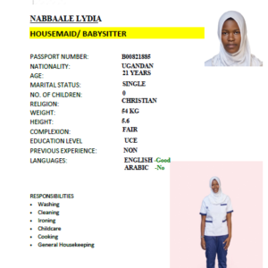 NABBAALE LYDIA