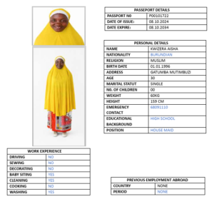 KWIZERA AISHA