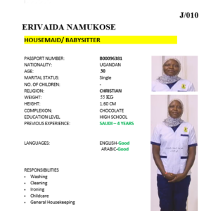 ERIVAIDA NAMUKOSE