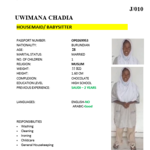 UWIMANA CHADIA