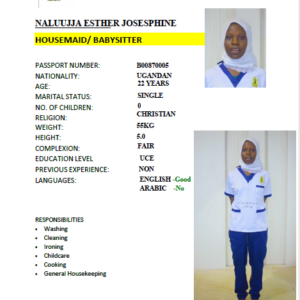 NALUUJJA ESTHER JOSESPHINE
