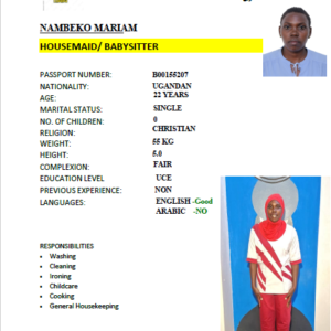 NAMBEKO MARIAM