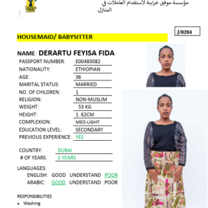 DERARTU FEYISA FIDA