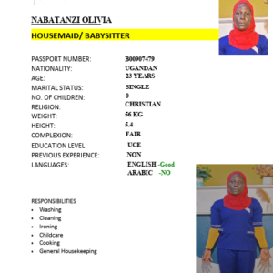 NABATANZI OLIVIA
