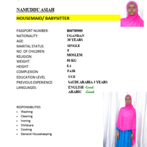 NAMUDDU ASIAH